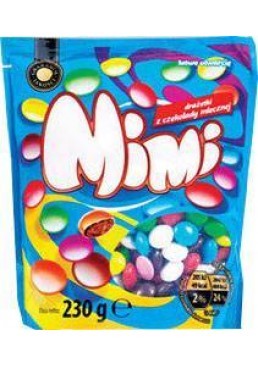 Шоколадное драже Mimi в разноцветной глазури, 230 г